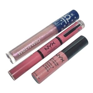 3pc Set NYX Shine Loud Movi'n Up & NYX soft Matte Tokyo & Color Icon Libra Gloss